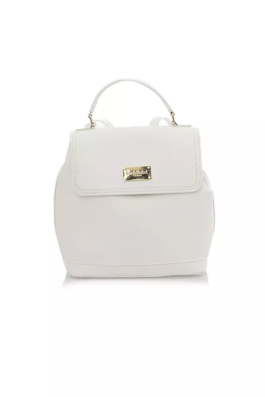 Baldinini Trend White Polyethylene Women Backpack