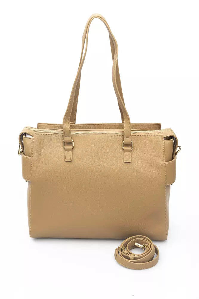 Baldinini Trend Beige Polyethylene Women Handbag