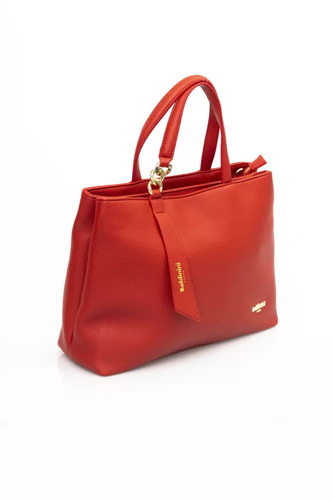 Baldinini Trend Red Polyethylene Women Handbag