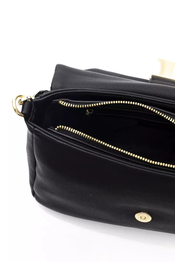 Baldinini Trend Black Polyethylene Women Shoulder Bag