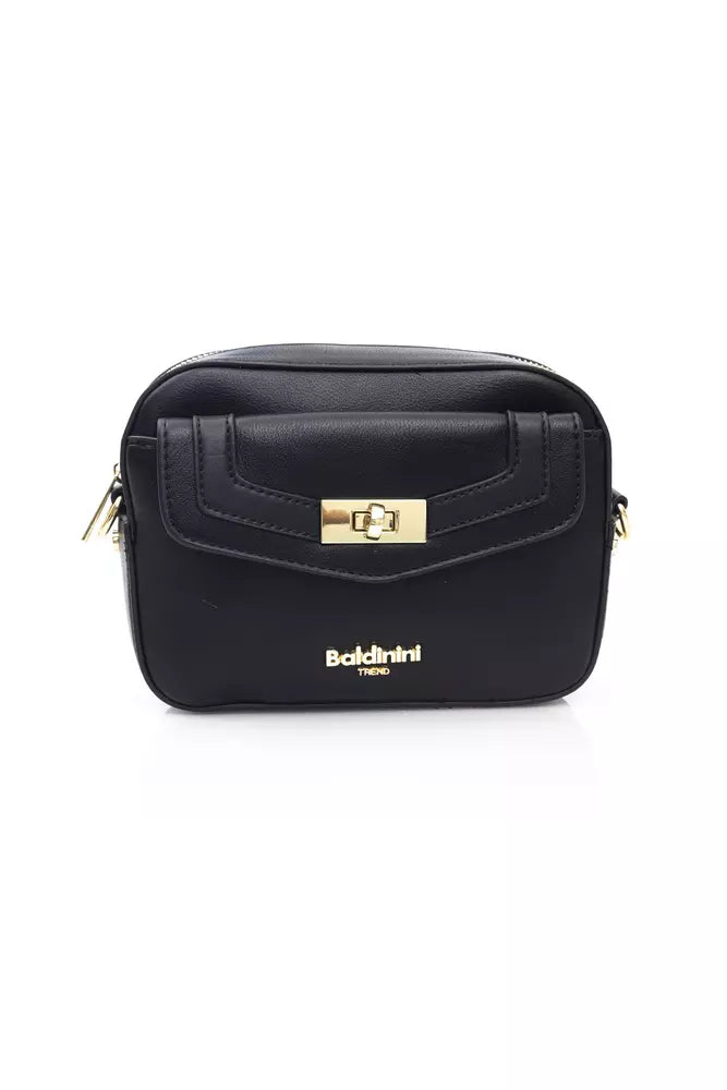 Baldinini Trend Black Polyethylene Women Shoulder Bag