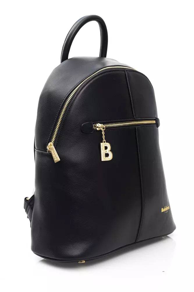 Baldinini Trend Black Polyethylene Women Backpack