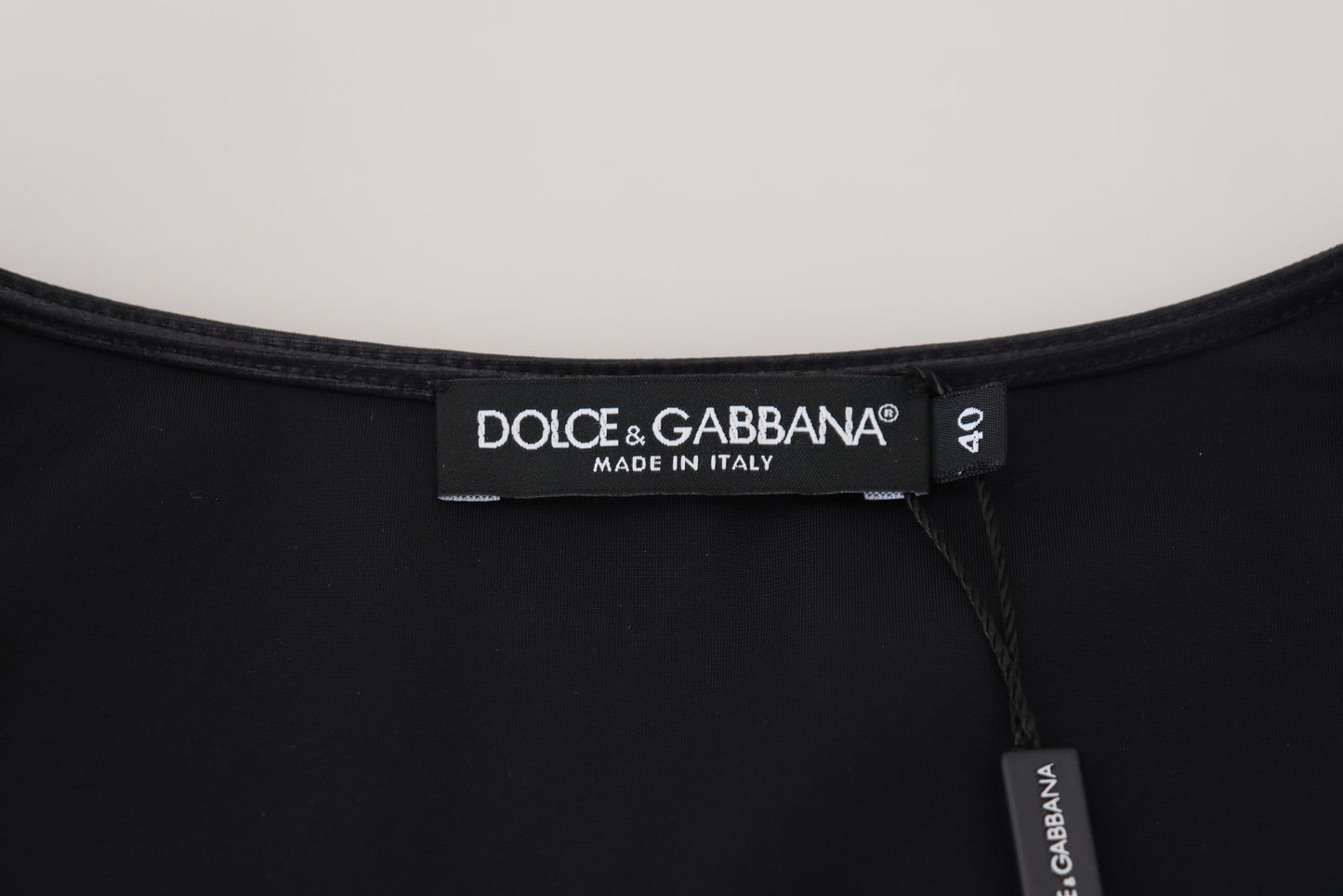 Dolce & Gabbana Elegant Black Cotton Blend Casual Top