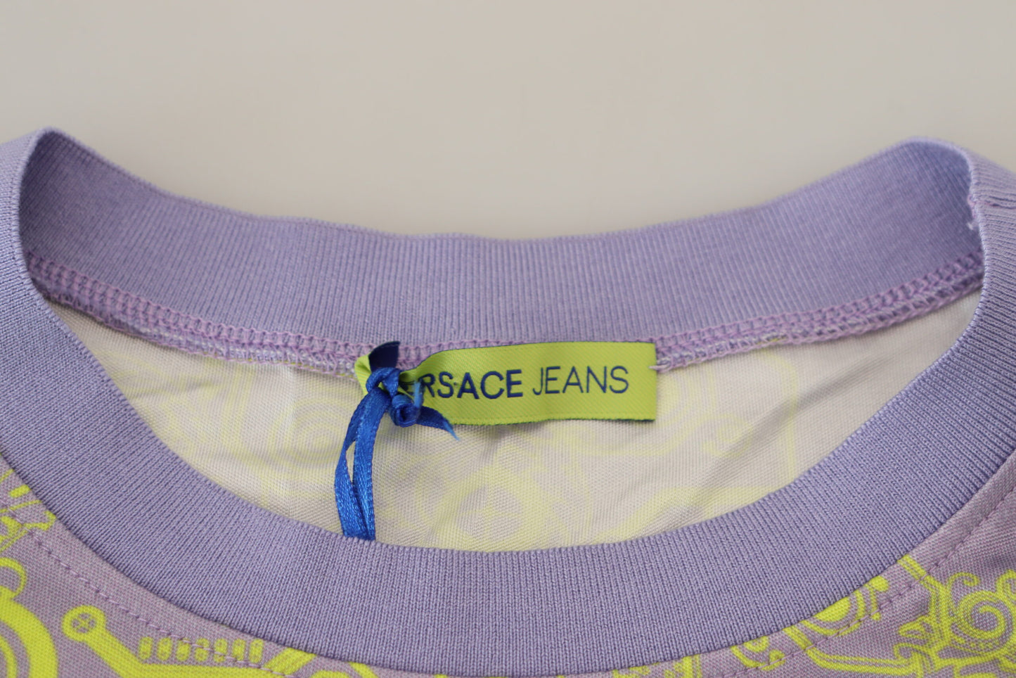 Versace Jeans Glamorous Purple Graphic Tee