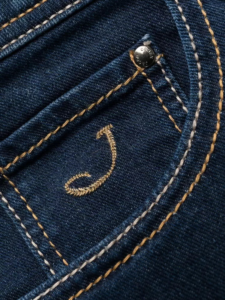 Jacob Cohen Exclusive Blue Nick Jeans with Embroidered Detail