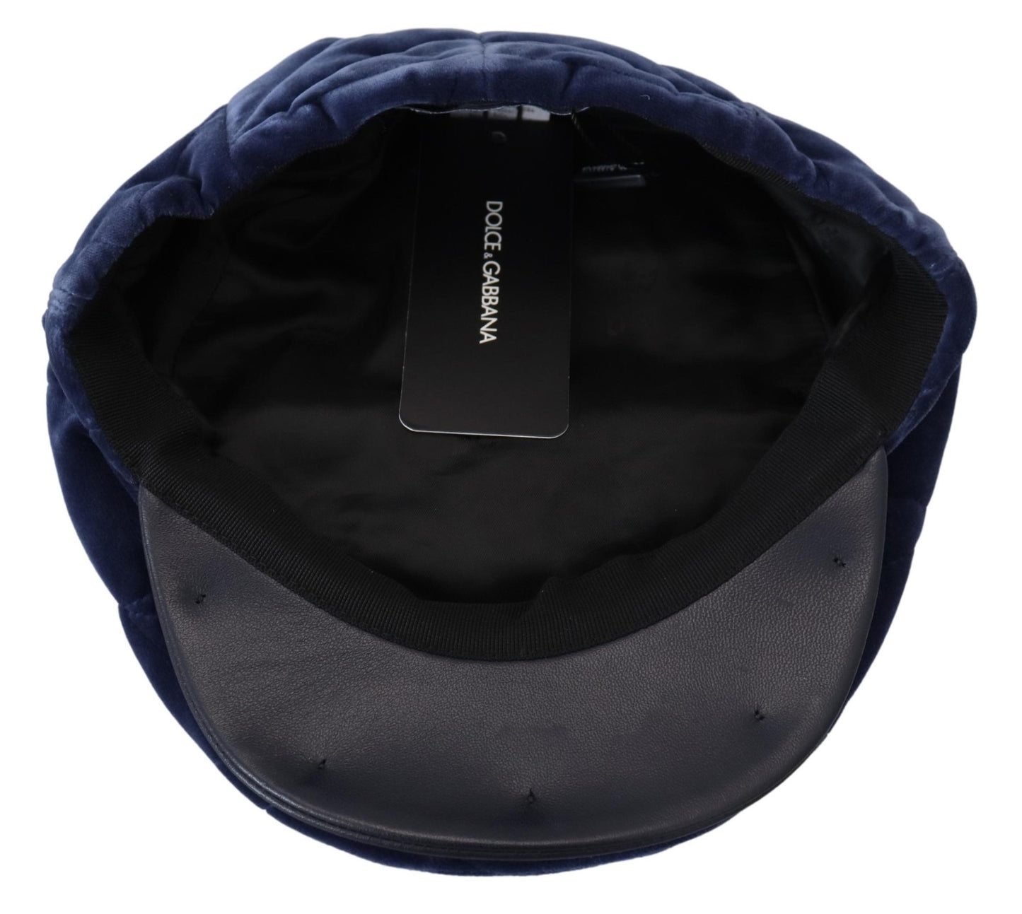 Dolce & Gabbana Chic Blue Newsboy Cap - Italian Crafted Elegance