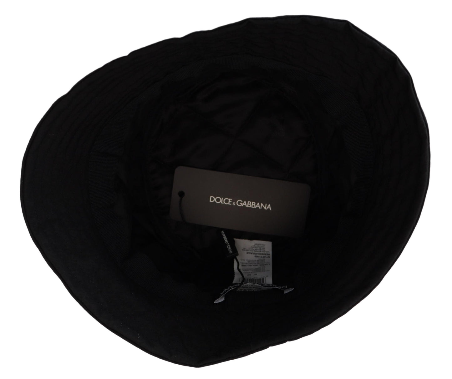 Dolce & Gabbana Elegant Black Bucket Cap