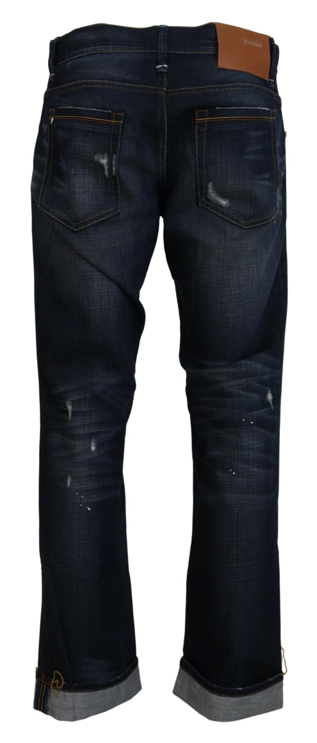 Acht Elegant Regular Denim Blue Washed Jeans