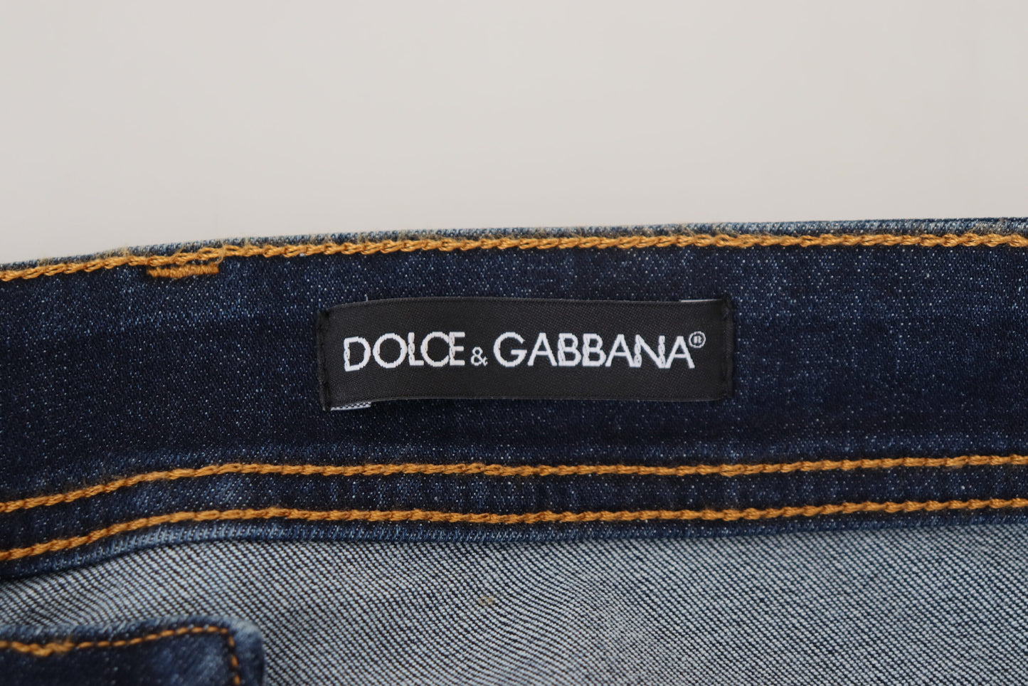 Dolce & Gabbana Elegant Slim Fit Italian Denim Jeans