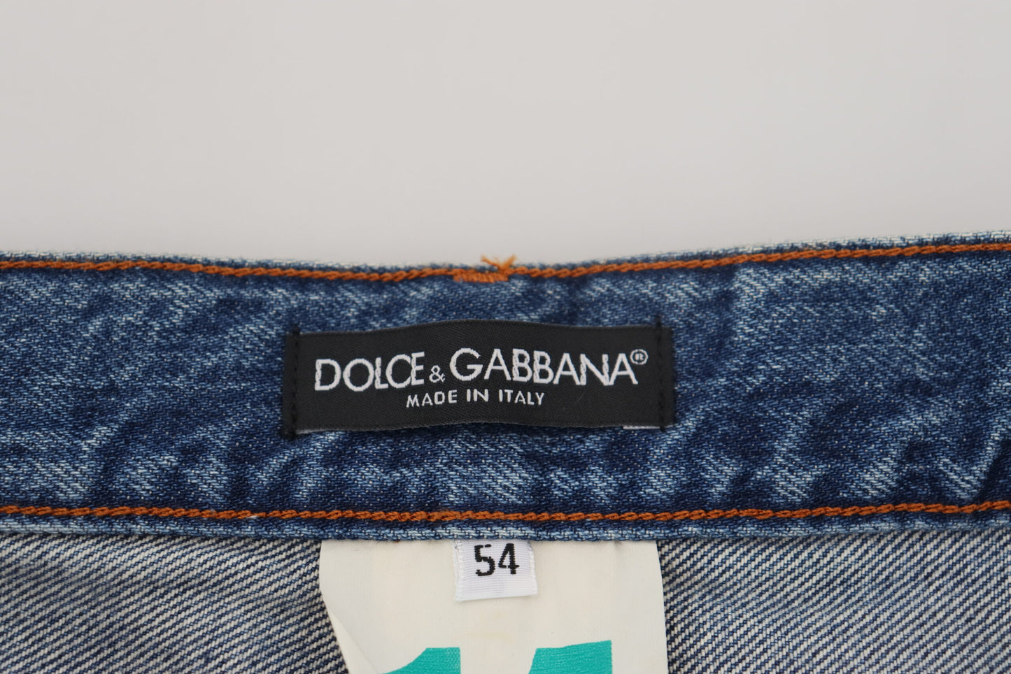 Dolce & Gabbana Chic Straight Fit Designer Denim Jeans