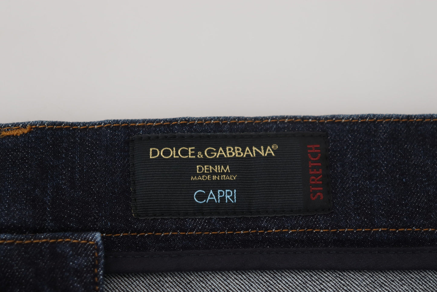 Dolce & Gabbana Elegant Capri Denim Jeans