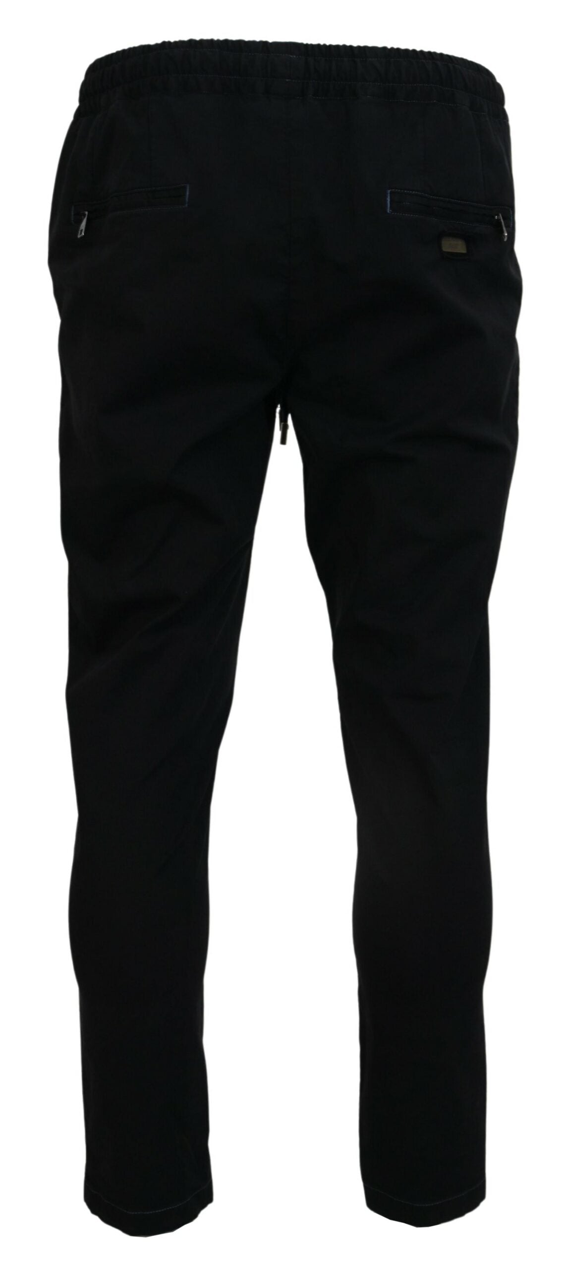 Dolce & Gabbana Elegant Tapered Black Trousers