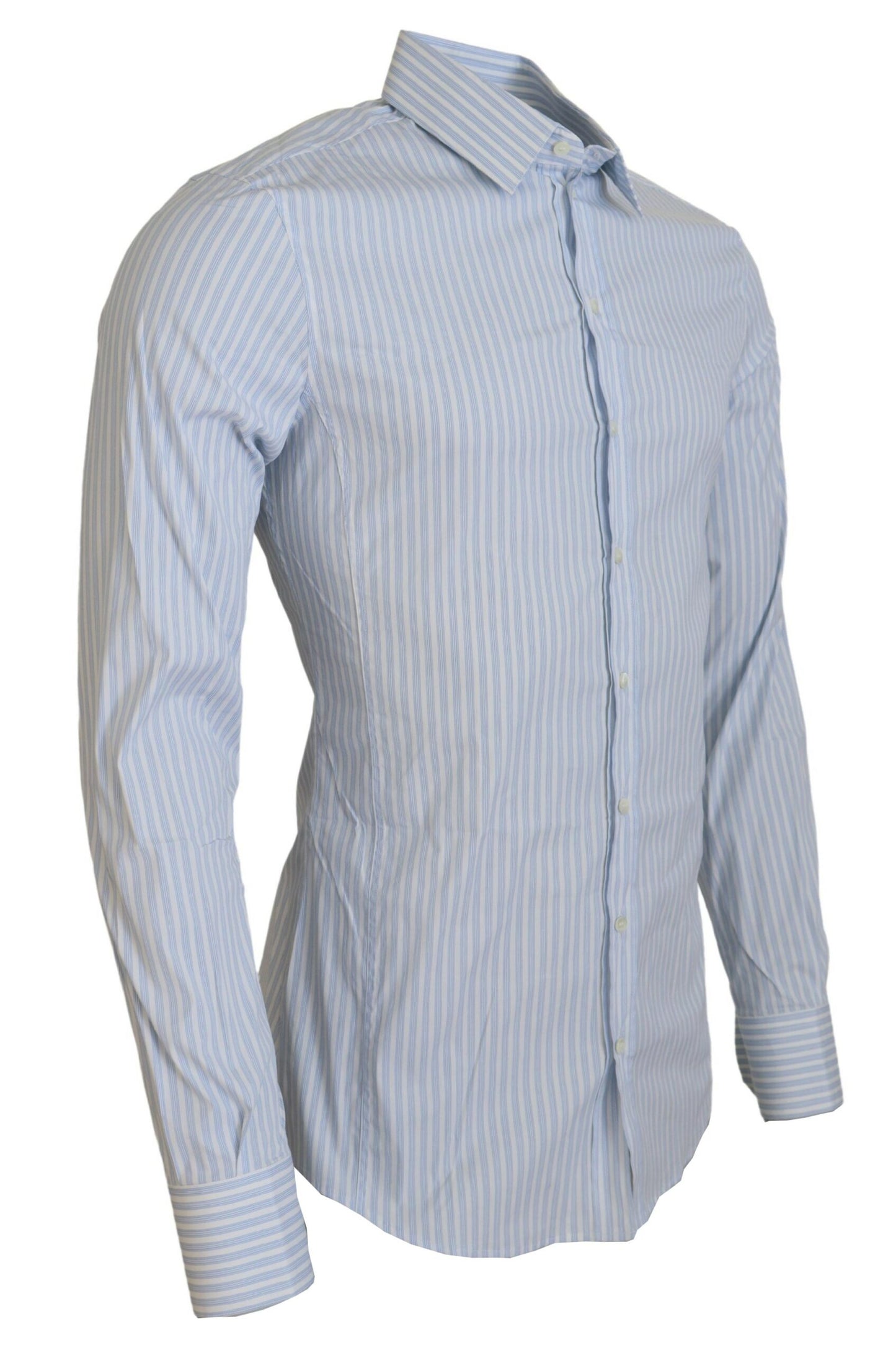 Dolce & Gabbana Elegant Striped Cotton Blend Shirt