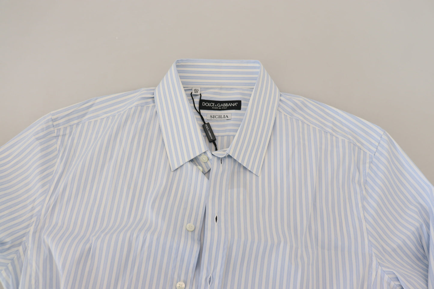 Dolce & Gabbana Elegant Striped Cotton Blend Shirt