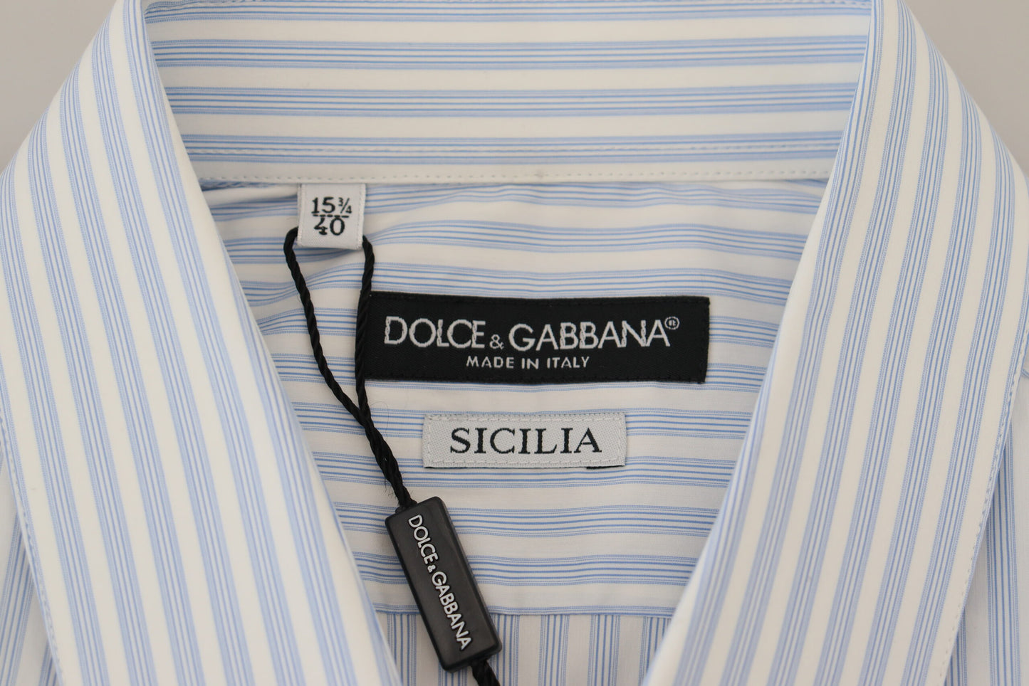 Dolce & Gabbana Elegant Striped Cotton Blend Shirt