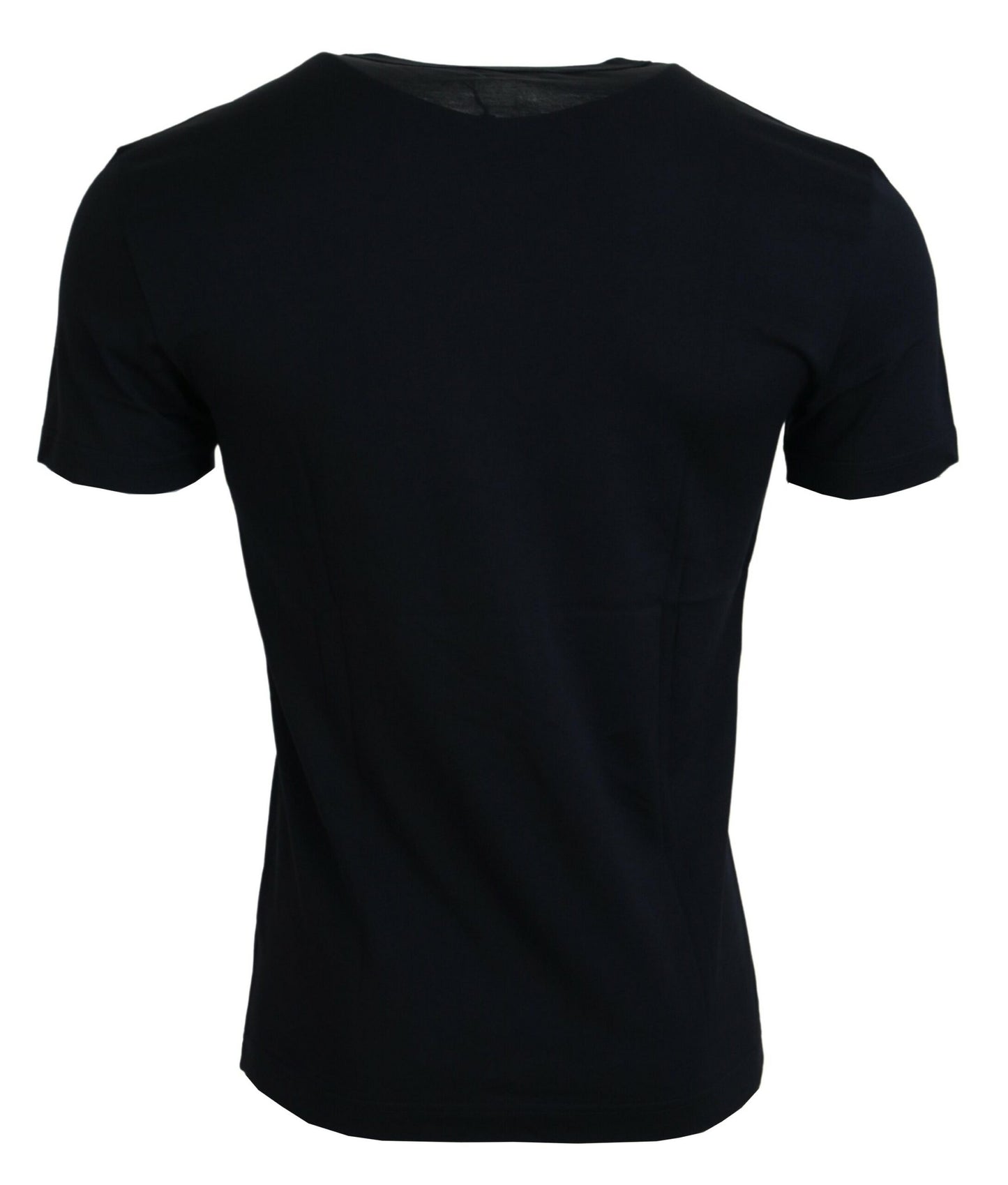 Dolce & Gabbana Elegant Dark Blue Cotton Tee