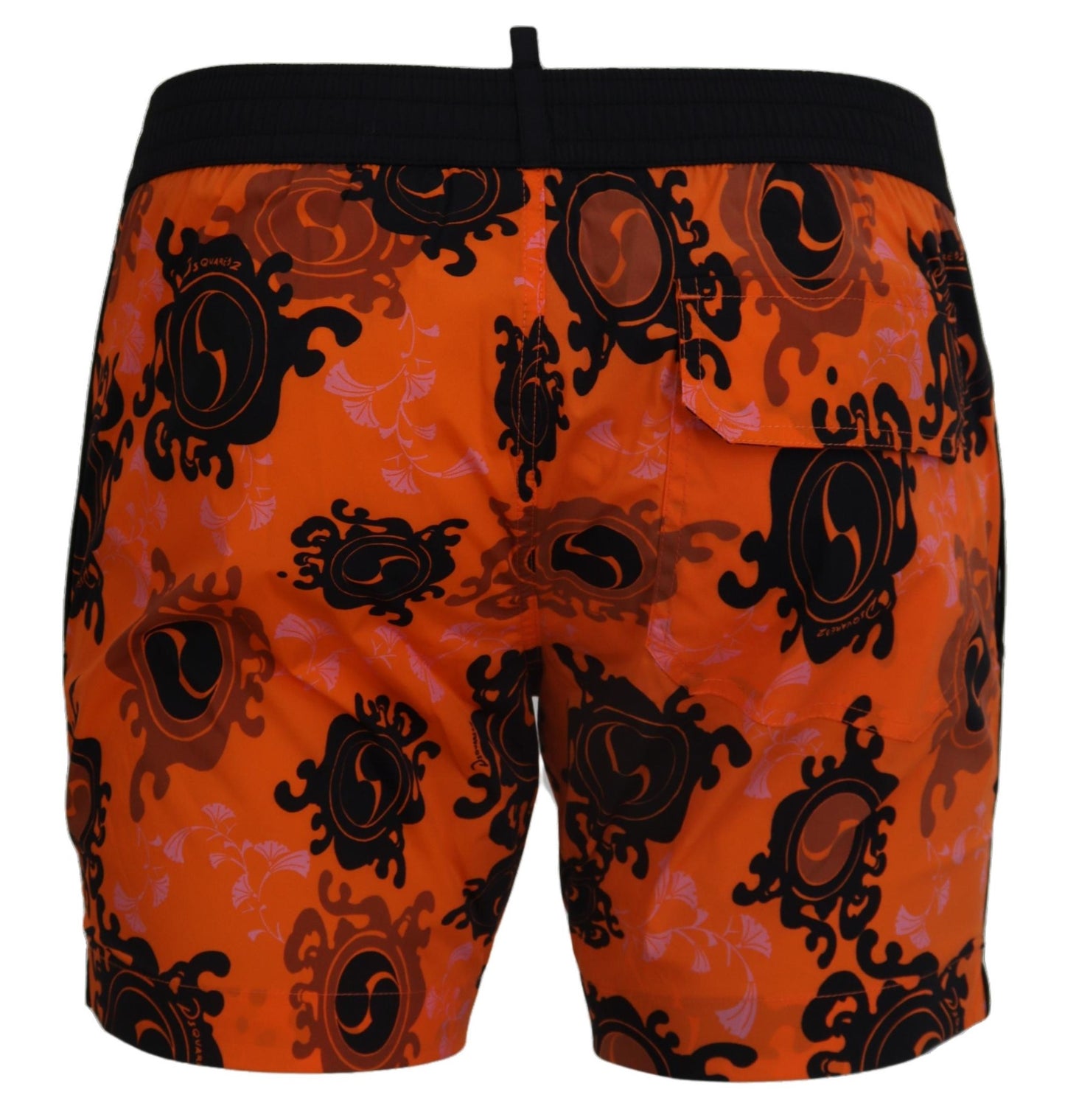 Dsquared² Chic Orange Swim Shorts Boxer for Men