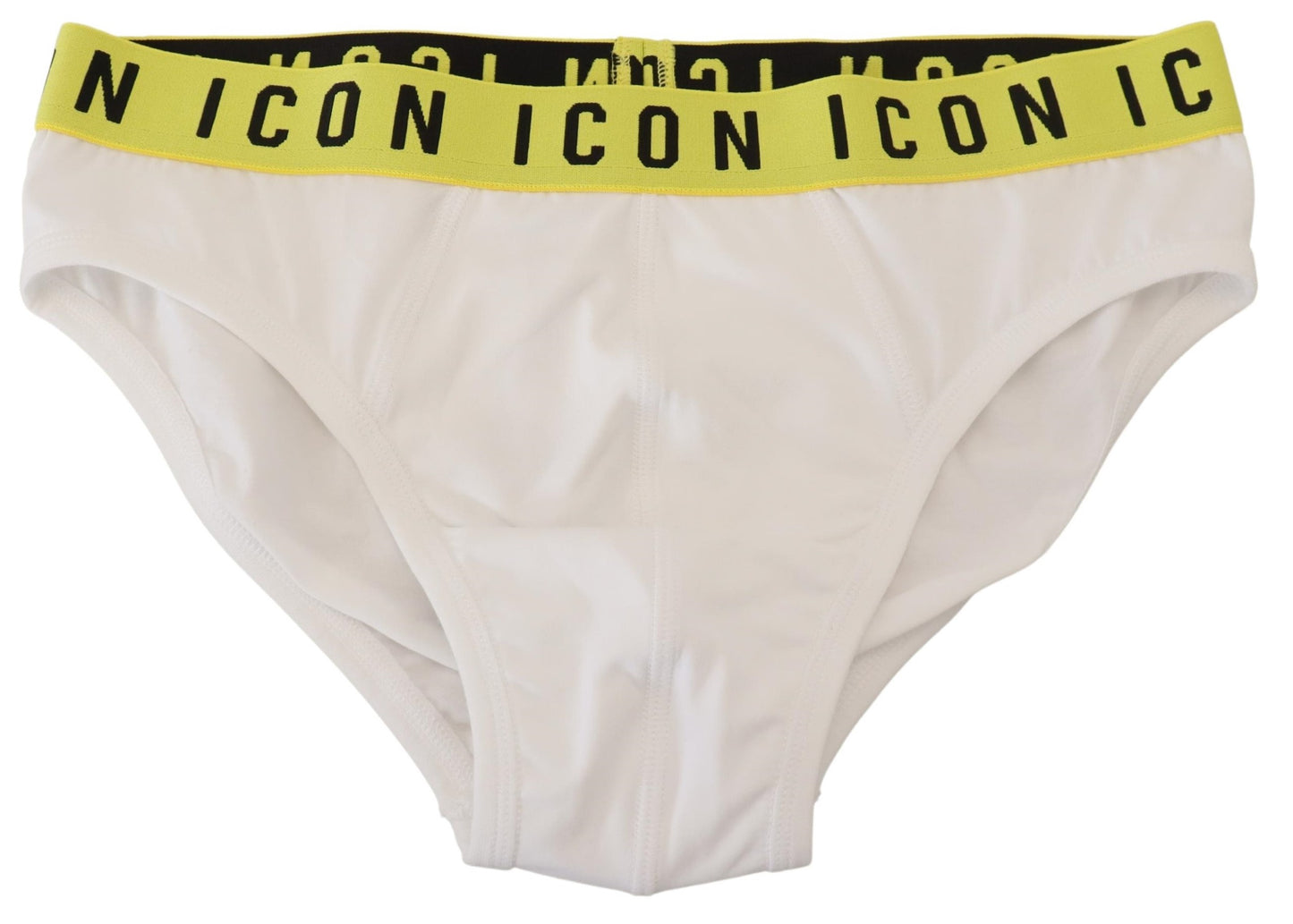 Dsquared² Elegant White Cotton Stretch Brief