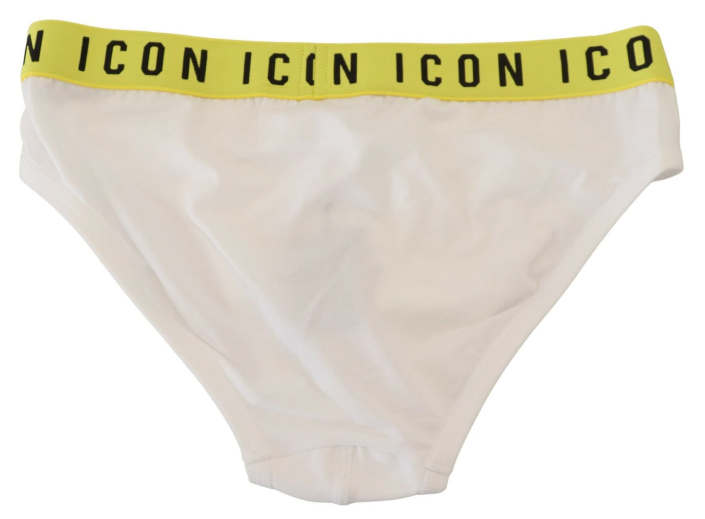 Dsquared² Elegant White Cotton Stretch Brief