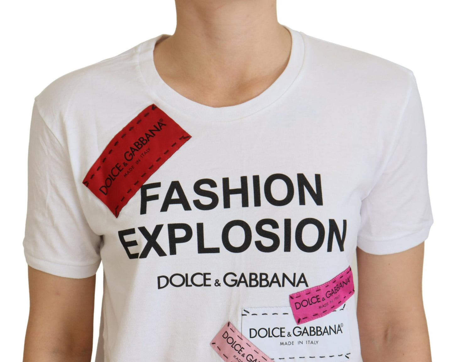 Dolce & Gabbana Elegant White Cotton Casual Tee