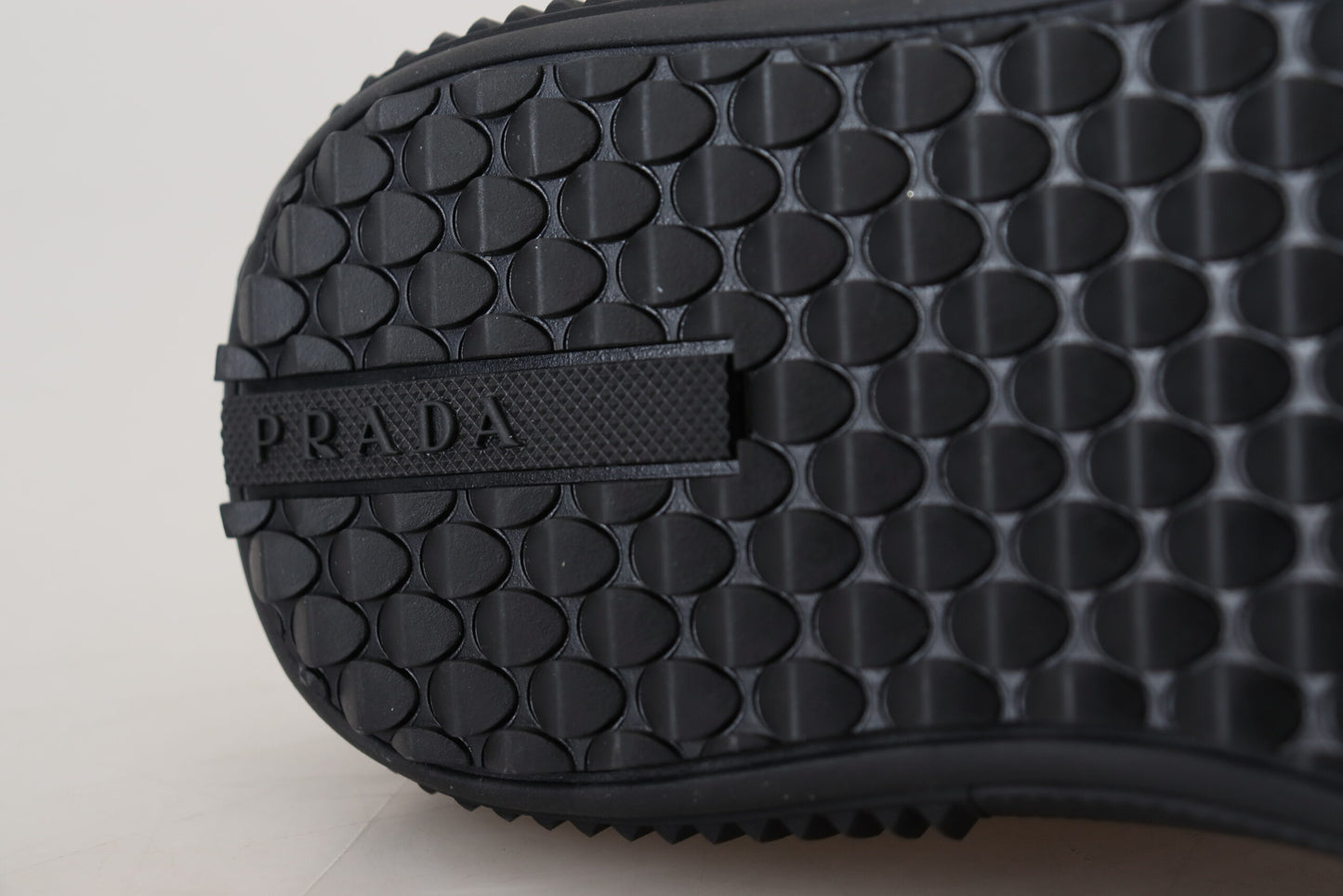 Prada Elegant Black Nylon Low-top Sneakers