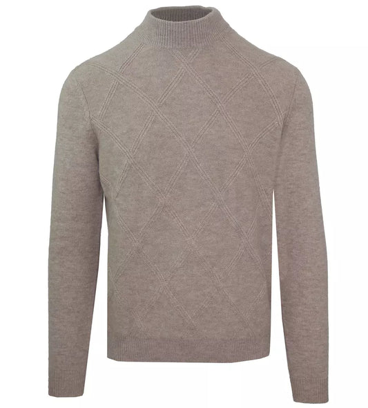 Malo Beige Wool Men Sweater