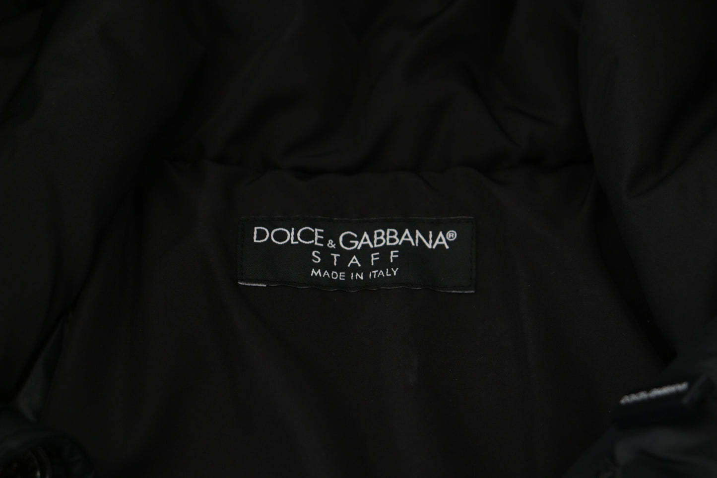 Dolce & Gabbana Chic Parka Hooded Black Jacket