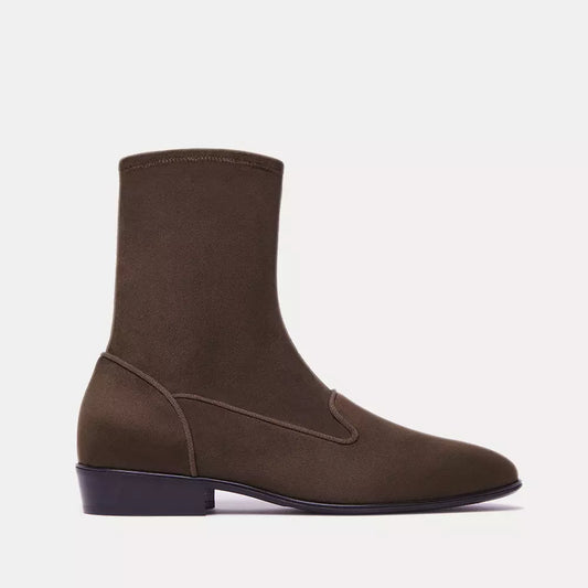 Charles Philip Elegant Suede Ankle Boots with Comfortable Fit