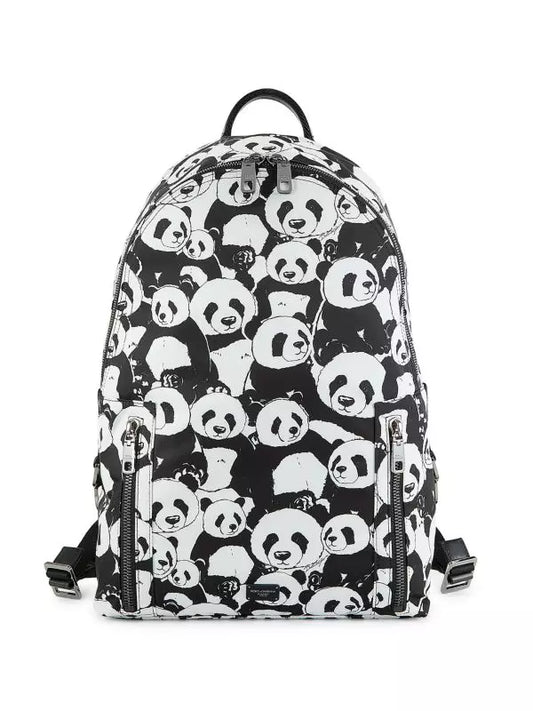 Dolce & Gabbana Sleek Monochrome Designer Backpack