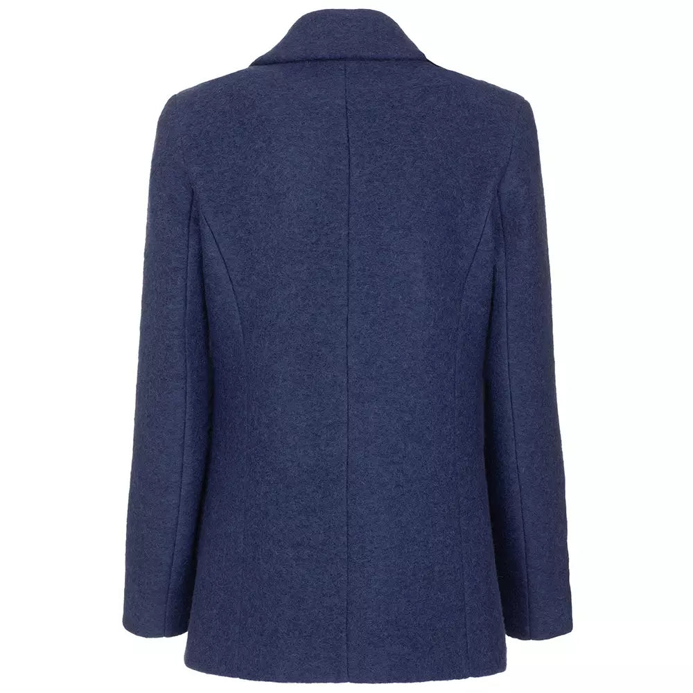 Fred Mello Elegant Double-Breasted Short Coat