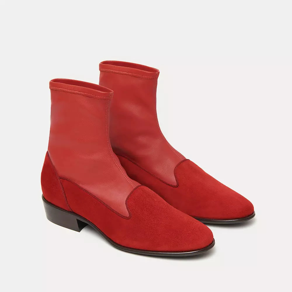 Charles Philip Elegant Suede Ankle Boots