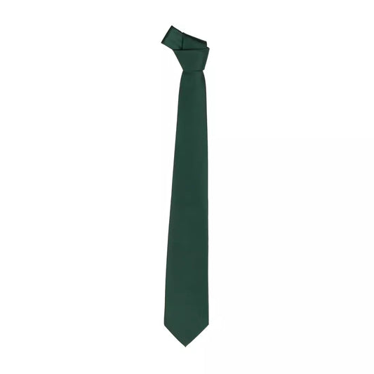 Emilio Romanelli Elegant Green Silk Tie - Italian Craftsmanship