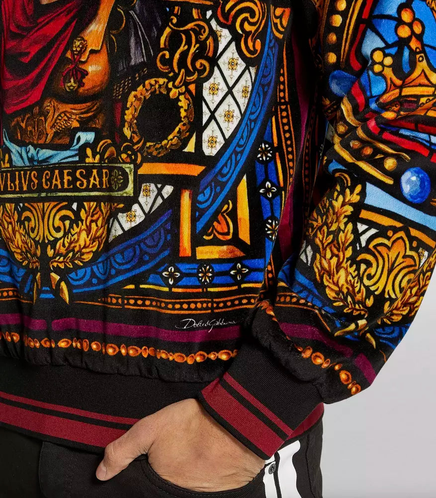 Dolce & Gabbana Emperor Print Crewneck Sweatshirt