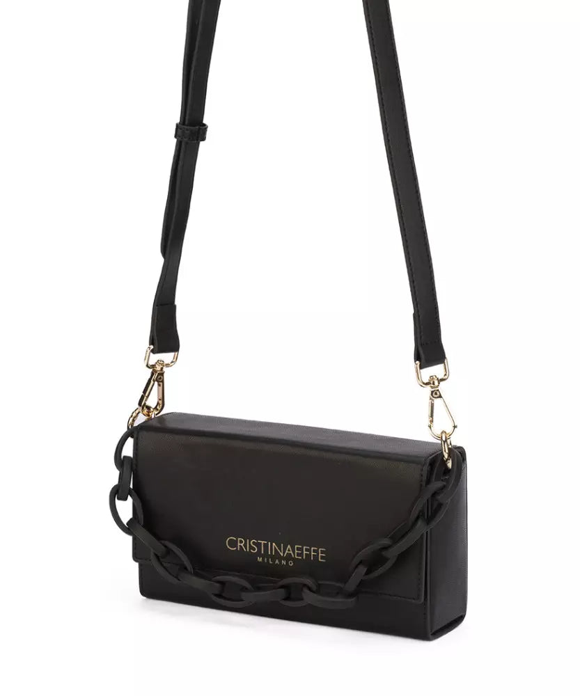 CRISTINAEFFE Chic Faux Leather Crossbody with Flap Closure