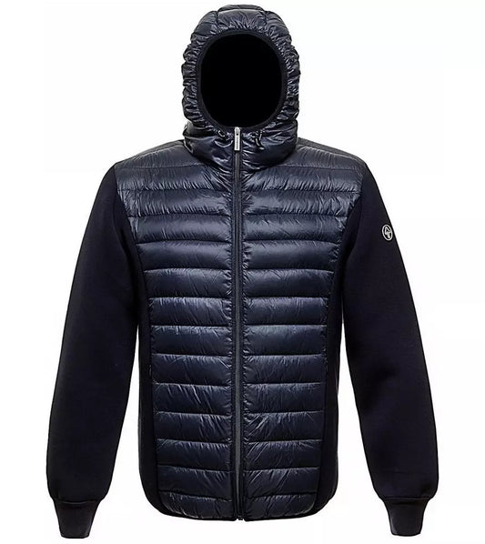 Centogrammi Chic Blue Hooded Down Jacket