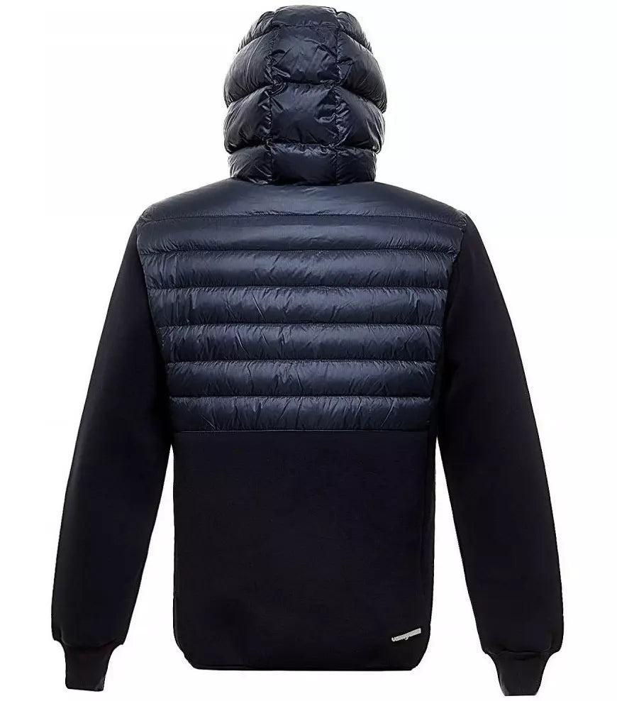 Centogrammi Chic Blue Hooded Down Jacket