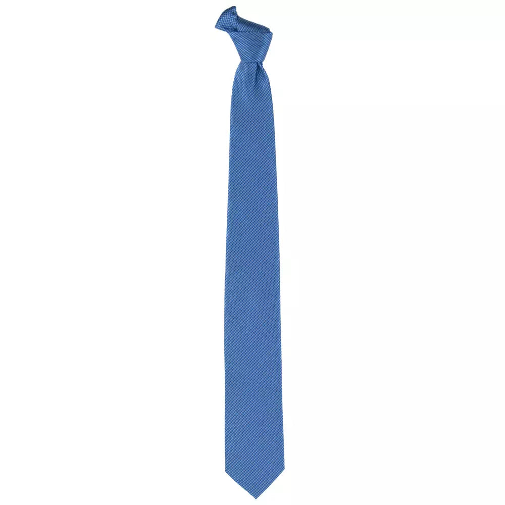 Emilio Romanelli Elegant Light Blue Silk Tie