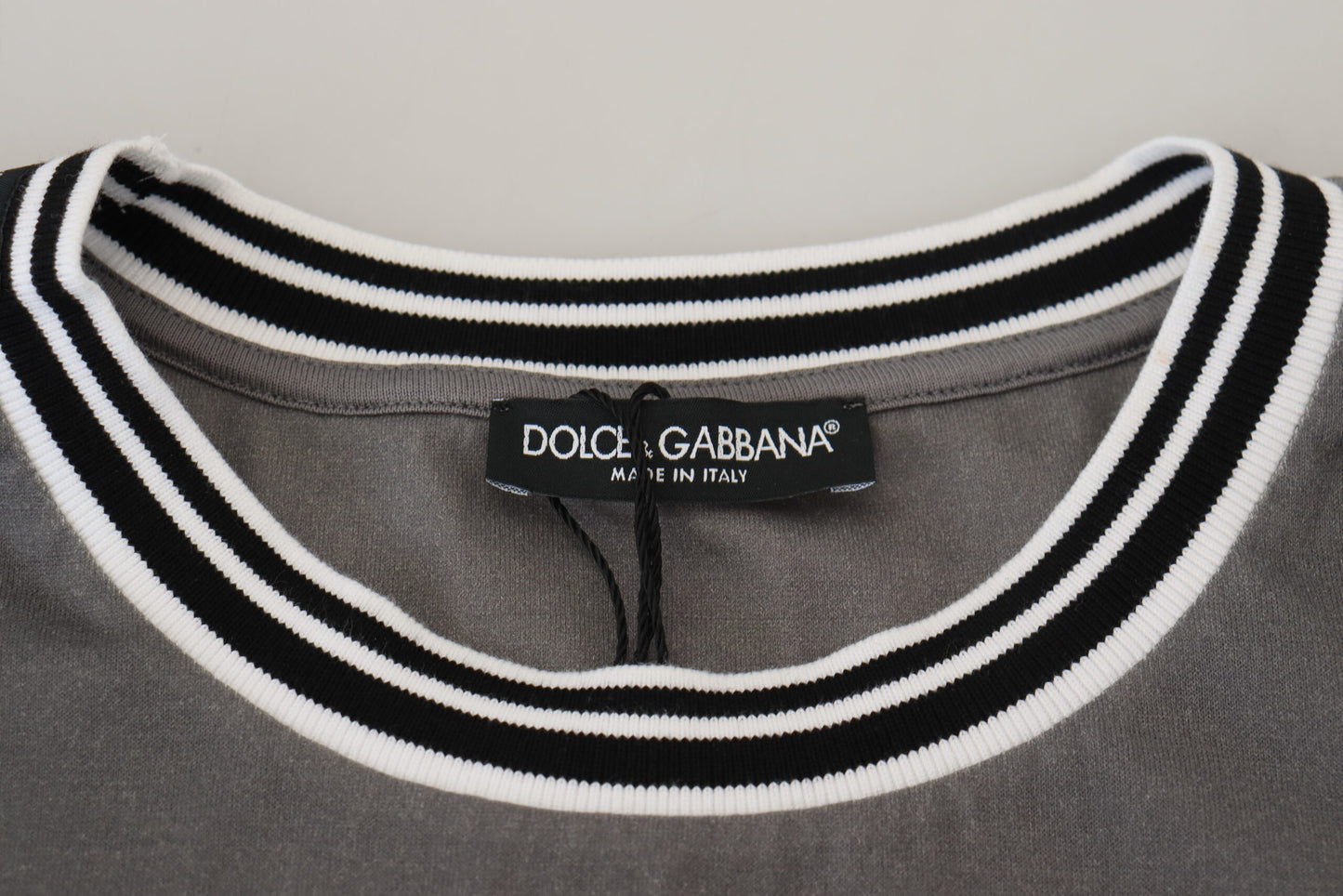 Dolce & Gabbana Elegant Panda King Crew Neck Tee