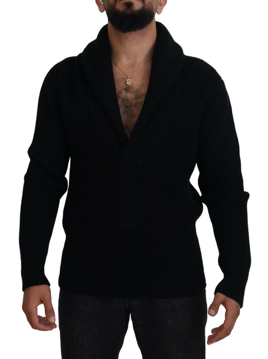 Dolce & Gabbana Elegant V-Neck Cashmere Sweater