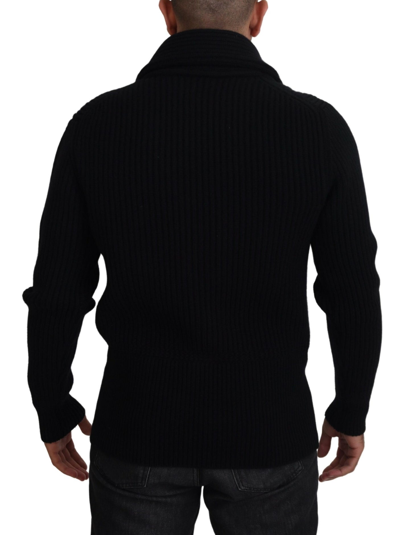 Dolce & Gabbana Elegant V-Neck Cashmere Sweater