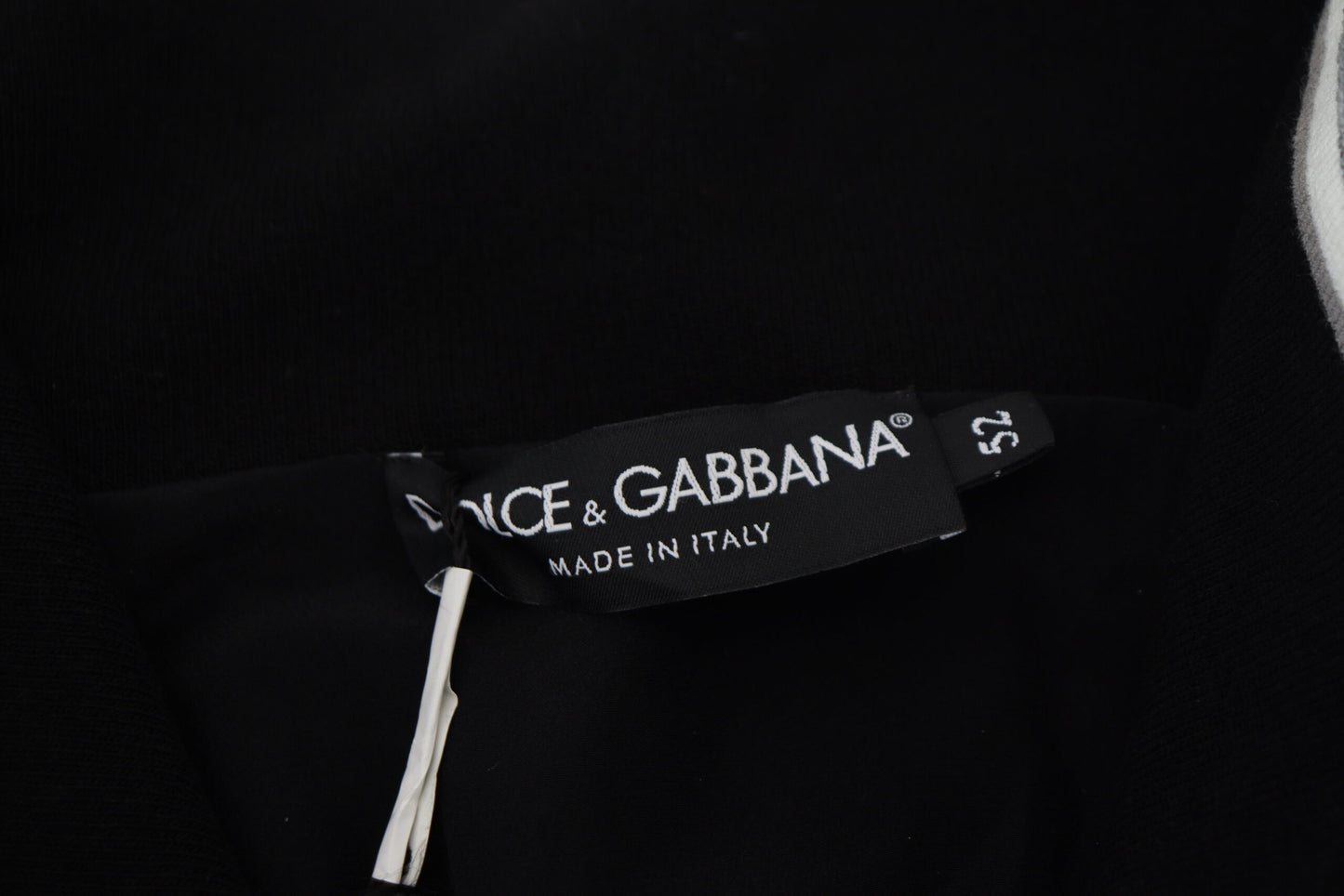 Dolce & Gabbana Elegant Black Printed Pullover Sweater