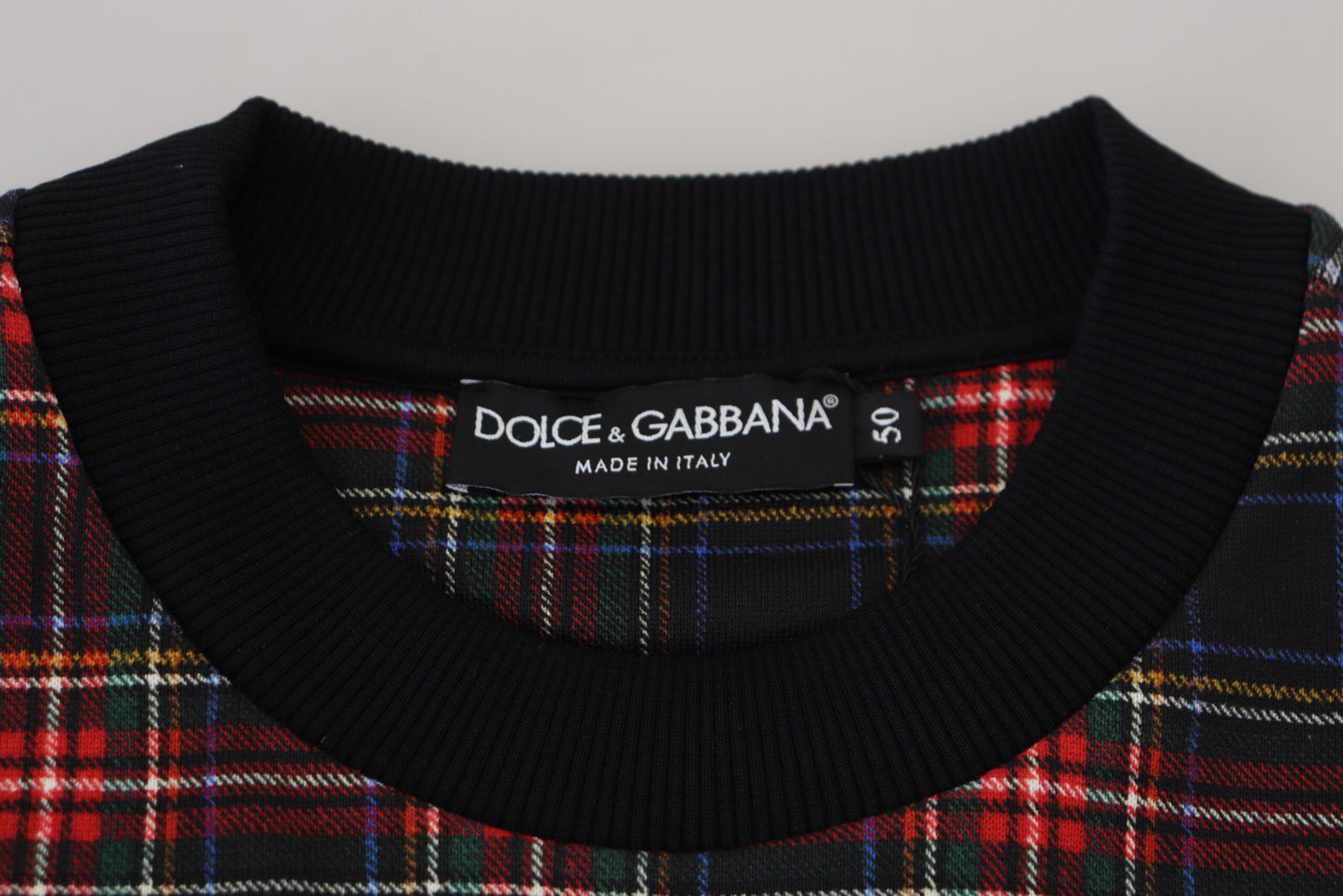 Dolce & Gabbana Stunning Multicolor Crew Neck Sweater