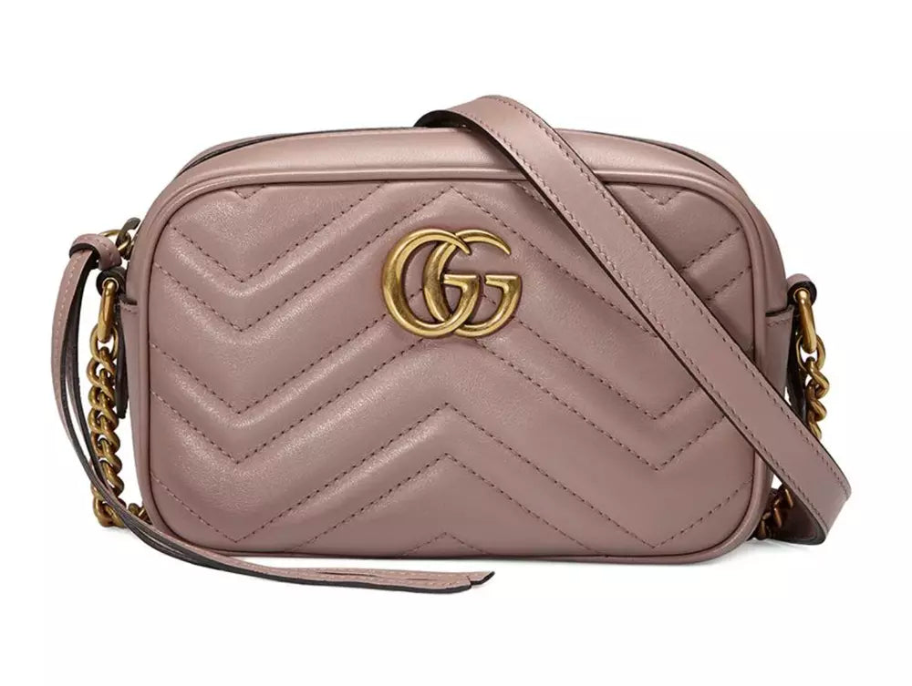 Gucci Chevron Quilted Leather Mini Shoulder Bag