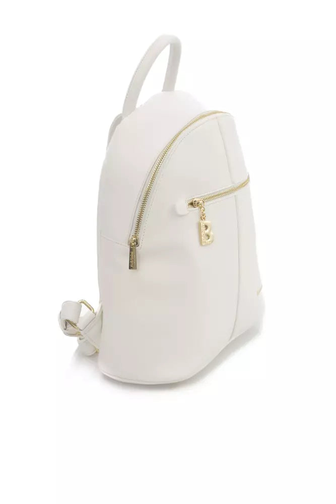 Baldinini Trend White Polyethylene Women Backpack