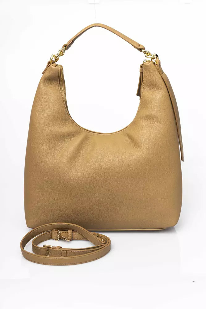 Baldinini Trend Beige Polyethylene Women Shoulder Bag