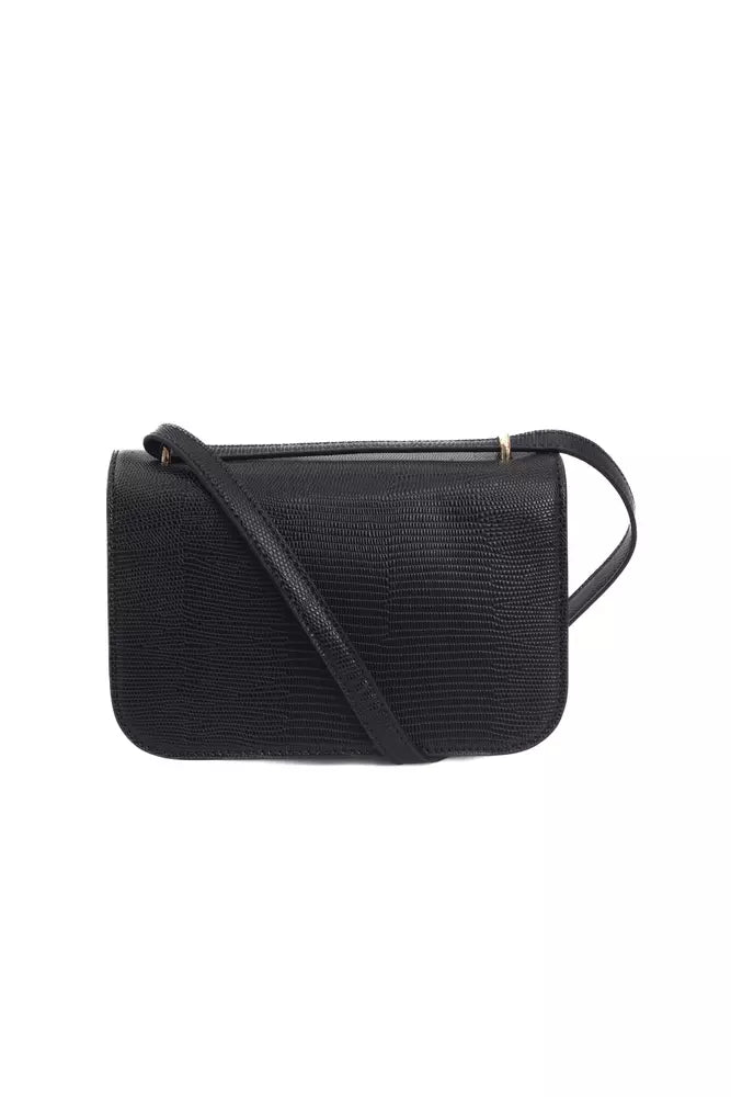 Baldinini Trend Black Polyurethane Women Crossbody Bag