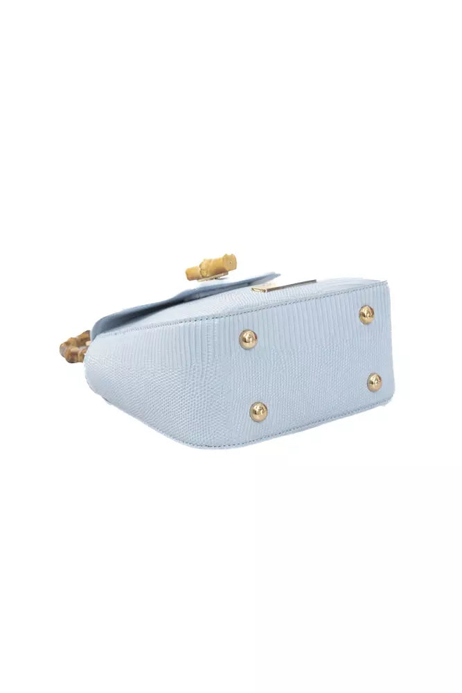 Baldinini Trend Light Blue Polyurethane Women Crossbody