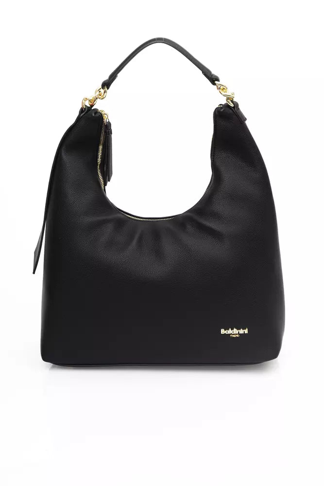 Baldinini Trend Black Polyethylene Women Shoulder Bag