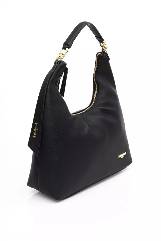 Baldinini Trend Black Polyethylene Women Shoulder Bag