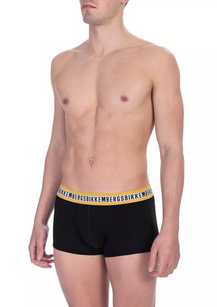 Bikkembergs Black Cotton Men Trunk